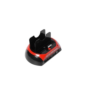 TAPLİN Usb 3.0 Docking Combo 2.5 / 3.5 Ide Sata Hdd Station - TD-206 (Kırmızı-Siyah)