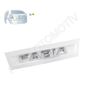 Skoda Bagaj Kapak Fabıa Yazı 5J6853687AA