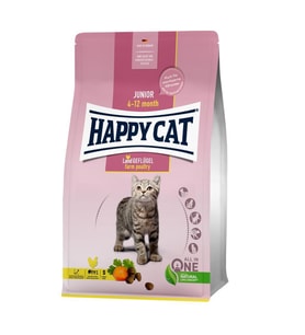 Happy Cat Junior Geflügel Yavru Kedi Maması 4 Kg (Kahverengi)