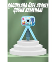 Çocuklara Özel Ayaklı Mini Fotoğraf Makinesi Dijital Lcd Ekran