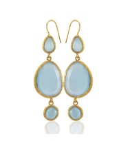 Kadir Jewellery 22 Ayar Altına Kaplama Kadın Sallantılı Küpe -El İşçiliği Ve Hipoalerjenik Küpe
