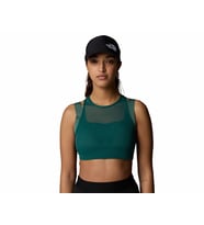 The North Face W Refina Double-Layer Bra Kadın Sporcu Sütyeni NF0A891K6GI1 Yeşil