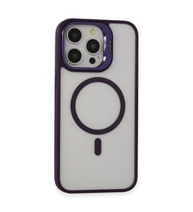 Joko Apple İphone 14 Pro Kılıf Roblox Lens Magsafe Standlı Kapak - Derin Mor