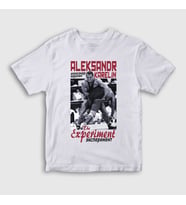 Presmono Unisex Çocuk Beyaz Experiment Ufc Mma Güreş Aleksandr Karelin T-Shirt 497241tt (Beyaz)