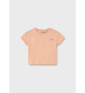 Mayoral Kız Bebek Sırt Baskılı Tshirt Turuncu