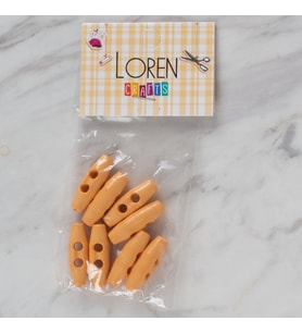 Crafts Turuncu 8 Li Çoban Düğme - 116