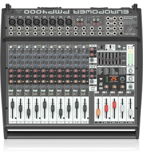 ehringer PMP4000 Multi-FX İşlemcili ve FBQ Geri Besleme Algılama Sistemli 1600 Watt 16 Kanallı Mikser