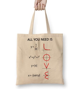 Love Matematica Bez Çanta Uzun Saplı