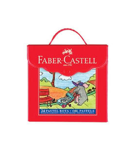 FABER CASTELL REDLINE PLASTİK ÇANTALI PASTEL BOYA 24 RENK
