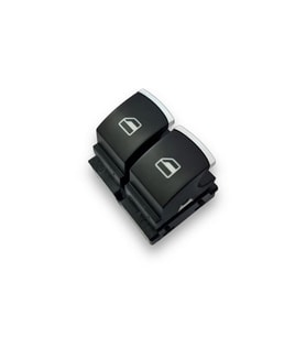 VW Passat B6 2006-2011 Sol Kapı Cam Düğmesi Çiftli Kromlu 5K3959857C