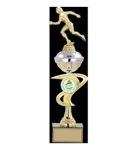 ODAK KUPA - Figürlü Kupalar - Atletizm Kadın Figürlü Kupalar FG-065 C - 45 cm