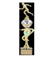 ODAK KUPA - Figürlü Kupalar - Atletizm Kadın Figürlü Kupalar FG-065 C - 45 cm