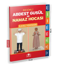 Abdest Gusül ve Namaz Hocası Resimli Çanta Boy 96 Sayfa
