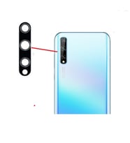 Tkgz Huawei Uyumlu Y8P Arka Kamera Camı Lens Yapışkanlı