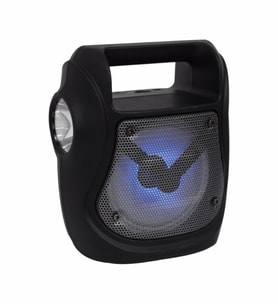 Ultratekno GTS 1535 Işıklı 4" Taşınabilir 5W Bluetooth Hoparlör El Fenerli FM Radyo USB/TF/AUX Extra BASS