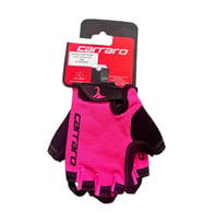 CARRARO PEMBE KISA PARMAK BİSİKLET ELDİVENİ XSMALL