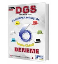 Altı Şapka Yayınları DGS Altı Şapka 6 Çözümlü Deneme