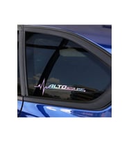 Alto Yan Cam Sticker Oto Kapı 20 Cm X 7 Cm Hologram c89