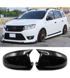 Dacia Logan Batman Yarasa Ayna Kapağı Piona Black ABS 2009 - 2020