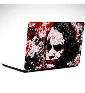 Joker Duvar Laptop Sticker 15.4 inch (37X26CM)