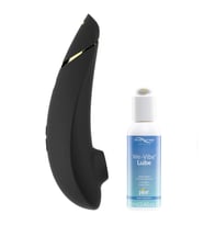 Womanizer Premium 2 Black Emiş Yapabilen Klitoris Vibratör+Jel