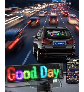 Rgb Led Yazı Paneli Telefon Kontrollü Kayan Yazı Animasyonlu Ekran