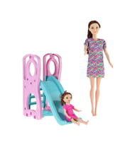 Oyuncak Bebek Elyss Park Seti Kaydıraklı Set
