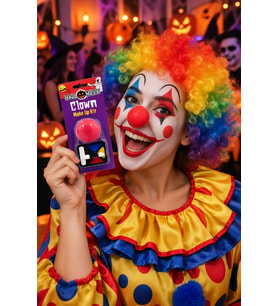 Halloween Palyaço Makyaj Seti Burun ve Yüz Boyası Cadılar Bayramı Parti Kostüm Gösteri Aksesuarı