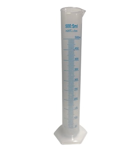 Dereceli Silindir 500ml. Plastik