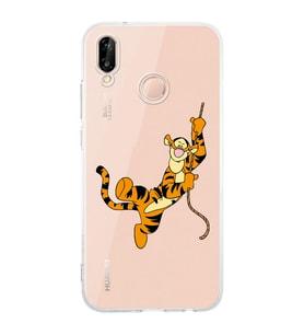 Huawei P20 Lite Uyumlu Baskılı Yumuşak Silikon Şeffaf Telefon Kılıfı