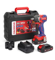 WORKPRO WP390226 20Volt 2.0Ah. Li-ion 1/2’’ 360Nm Çift Akü Kömürsüz Profesyonel Şarjlı Somun Sıkma