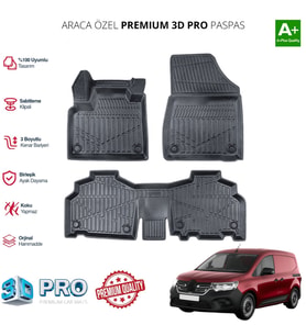 KANGOO ARACA ÖZEL 3D PASPAS 2024 2025 2026 2027