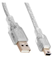 Powermaster PM-16731 Şeffaf 5 Metre Usb 2.0 AM Mini 5 Pin Kablo