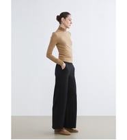 LCW EVERYDAY Siyah Standart Fit Geniş Paça Kadın Pantolon