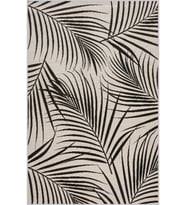 Eliana Home Baskılı, Yıkanabilir Kaymaz Taban Salon Halısı LNA1020 100x150 cm (Bej)