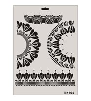 Dantel Seri Dn-922 Stencil 35X25 Cm