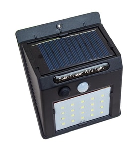 Powermaster PM-4528 Solar Sensörlü Duvar Tipi 20 Ledli Beyaz Led Aplik