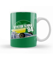 Ayrton Senna F1 1994 Tribute Kupa Bardak Porselen