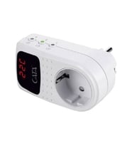 Cata CT-9187 4000W 150-280V Digital Akım Korumalı  Tekli Priz Regülatör Beyaz