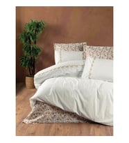 Cotton Box Majestic Seri Çift Kişilik Nevresim Takımı Polite Tarçın
