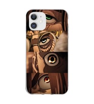 Iphone 11 Uyumlu Attack On Titan Tasarımlı Şeffaf Telefon Kılıfı