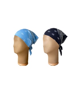 %100 Pamuklu Klasik Desen Unisex 2li Bandana Seti Renkli Bandana Etnik Desenli A Kalite Bandana