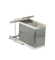 Steely 21200 Raylı Dolap İçi Çöp Kovası 14-28 Lt, Pratik ve Şık Tasarım