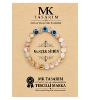 GERÇEK SİTRİN TAŞI BİLEKLİK MK.7000.856- RAHATLIK-DİNGİNLİK-ENERJİ- STRES BİLEKLİĞİ- RENKLERİ BOYA DEĞİLDİR -KENDİ RENGİDİR