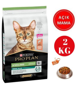 Pro Plan Sterilised Somonlu Kısır Kedi Maması 2 kg Açık Mama