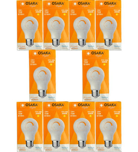 Osaka 10W (75W) 3000K (Günışığı) E27 Duylu Dim Edilebilir Led Ampul (10 Adet)