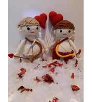 Aşk Melekleri Amigurumi Organik Oyuncak