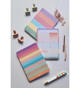 3'lü Masaüstü Planlayıcı Set Pastel