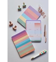 3'lü Masaüstü Planlayıcı Set Pastel