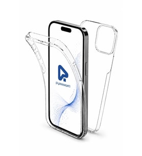 Apple iPhone 12 Çift Taraflı Silikon Kılıf Şeffaf